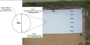 Geosintéticos en PTAR: adecuación de laguna de lodos, Geomatrix