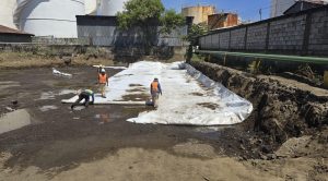 Cimentaci&oacute;n de tanques de combustible en Corinto, Nicaragua, Geomatrix